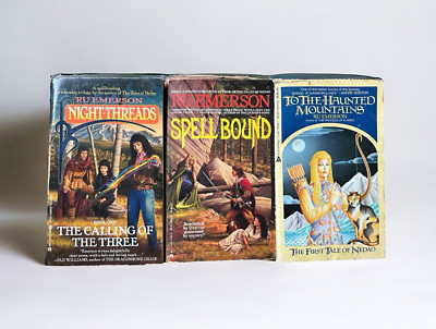Set 3 Ru Emerson books Calling Three Night Threads Spell Bound Haunted Mountains