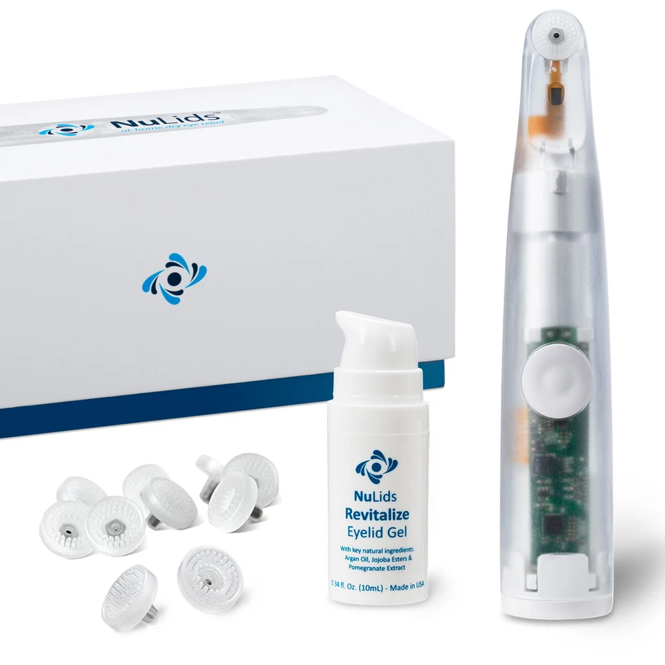 NuLids Starter Kit - Handheld Device for Relief from Dry Eye, Blepharitis, MGD