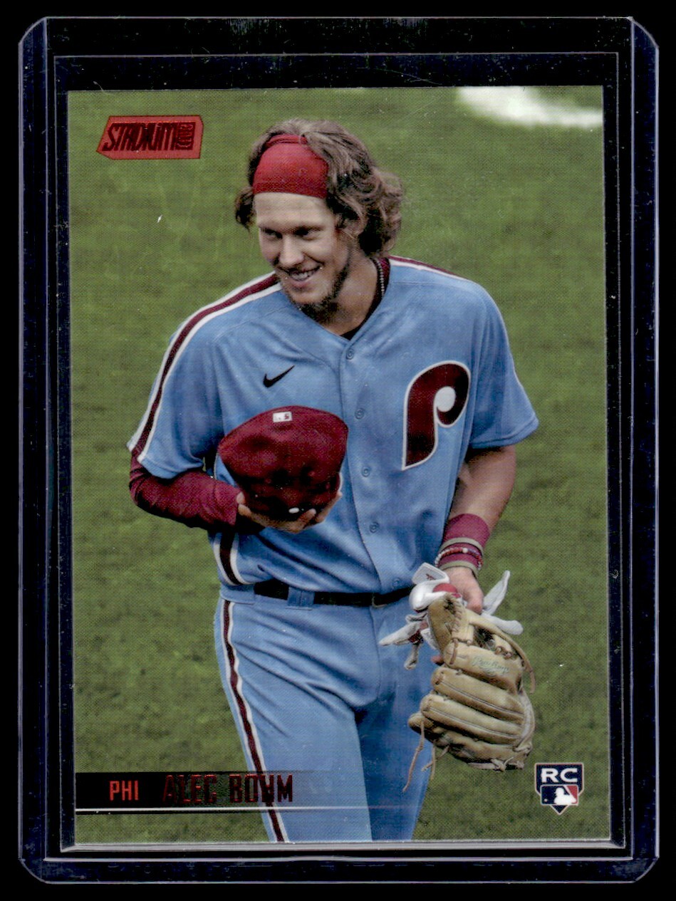2021 Stadium Club Red Foil Alec Bohm RC Philadelphia Phillies #112