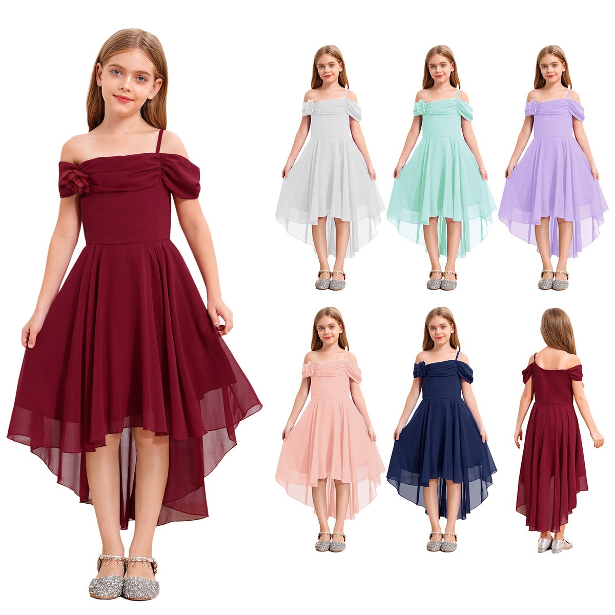 white christmas dresses Girls Christmas Dresses
