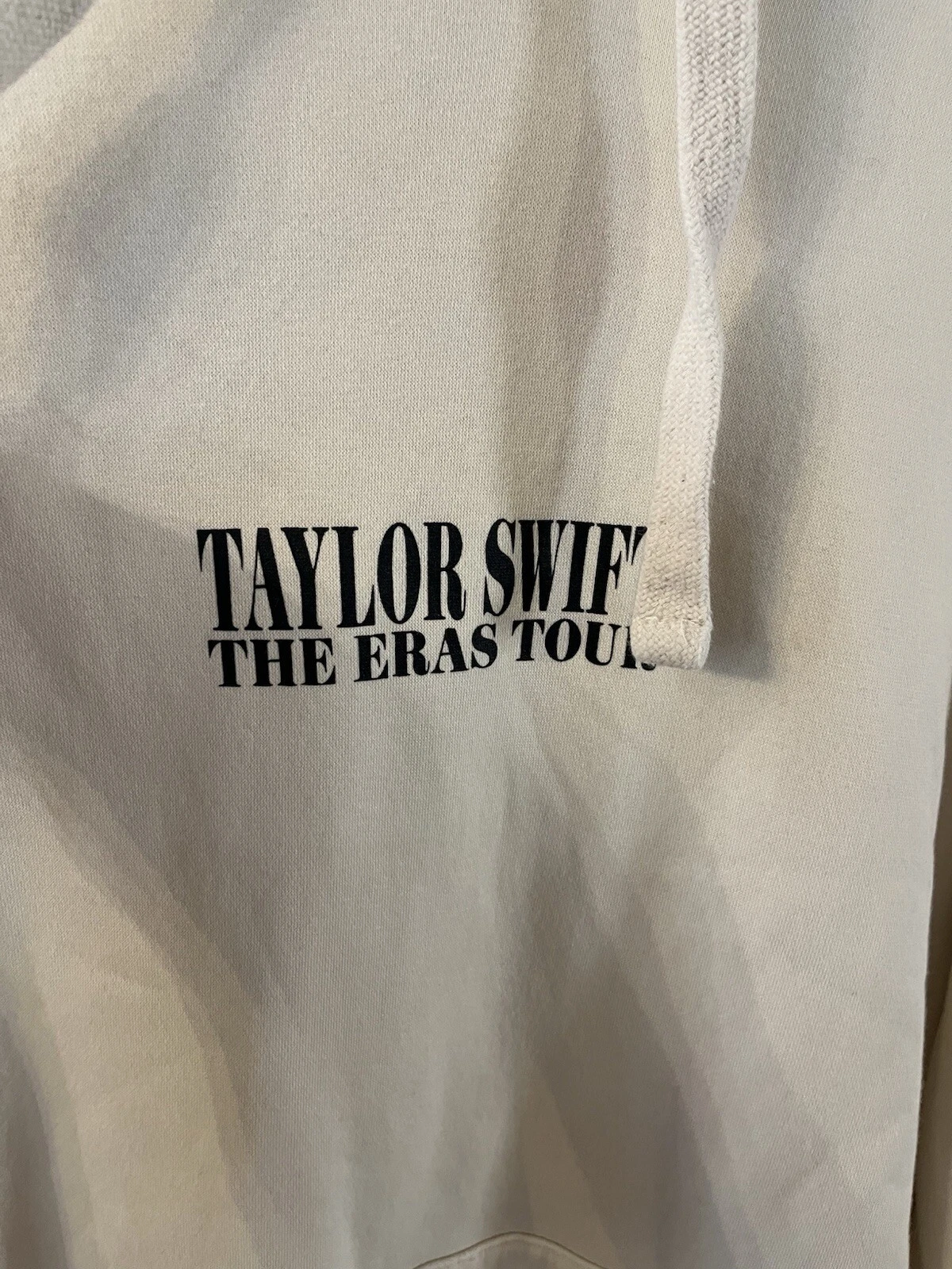OFF WHITE Felpa con cappuccio Taylor Swift Eras Tour Cream XL merce ufficiale