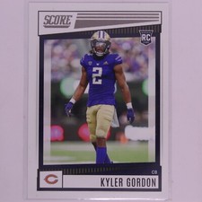 2022 Score Football NFL Kyler Gordon RC #349 Bears
