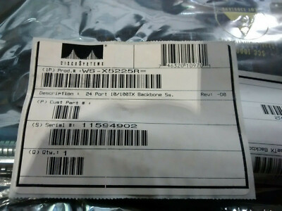 WS-X5225R CISCO 24-PORT 100MB RJ-45 SWITCH MODULE FOR CISCO