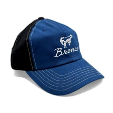 Ford Bronco Logo Blue Black Baseball Hat