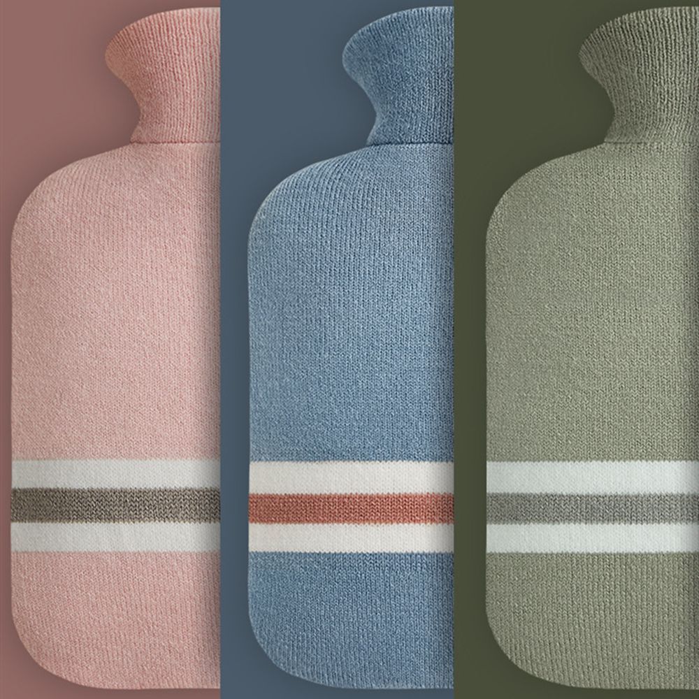 Herramienta de calor Mini bolsa de agua de gel de sílice microondas sala botella caliente con cubierta