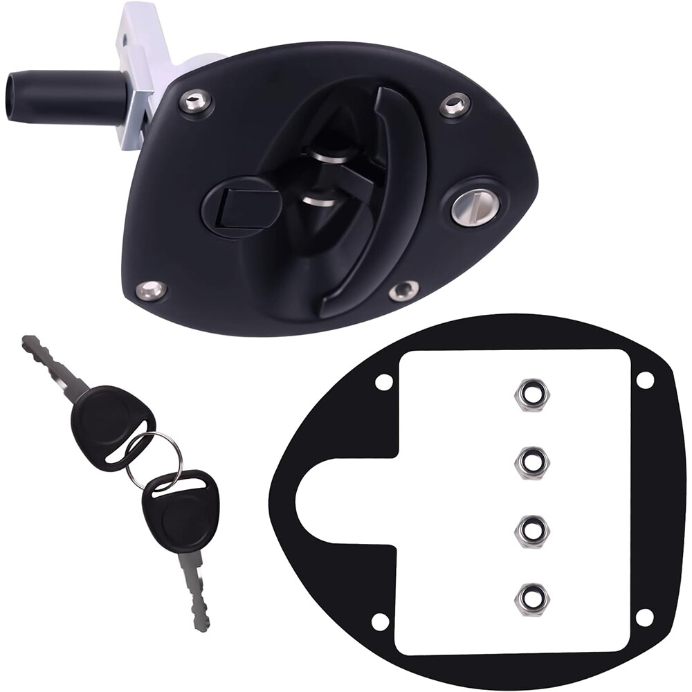 Door Latch T-Handle for Cummins Kohler Generator 0406-0972-01 with 2 Keys