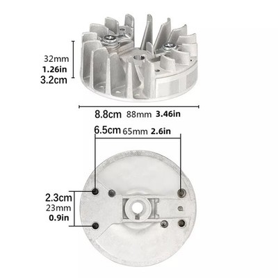 Long-Lasting Magneto Flywheel for Husqvarna 136/137/141/142 HSS Material