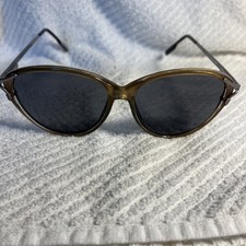 Vintage Foster Grant Women's Brown Sunglasses Metal Vintage Retro Flair