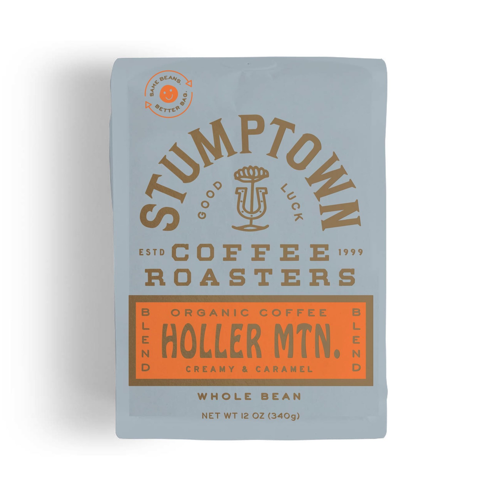 , Medium Roast Organic Whole Bean Coffee - Holler Mountain 12 Ounce Bag with ...