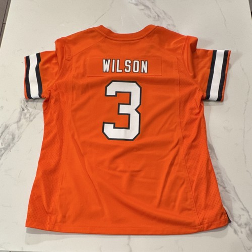 Nike NFL Denver Broncos Wilson #3 Orange Football Jersey XL Officially Licensed - Picture 2 of 5