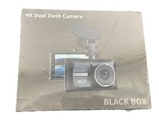 Black Box 4K Dual Dash Camera Front Rear WiFi Night Vision G-Sensor 4K UHD