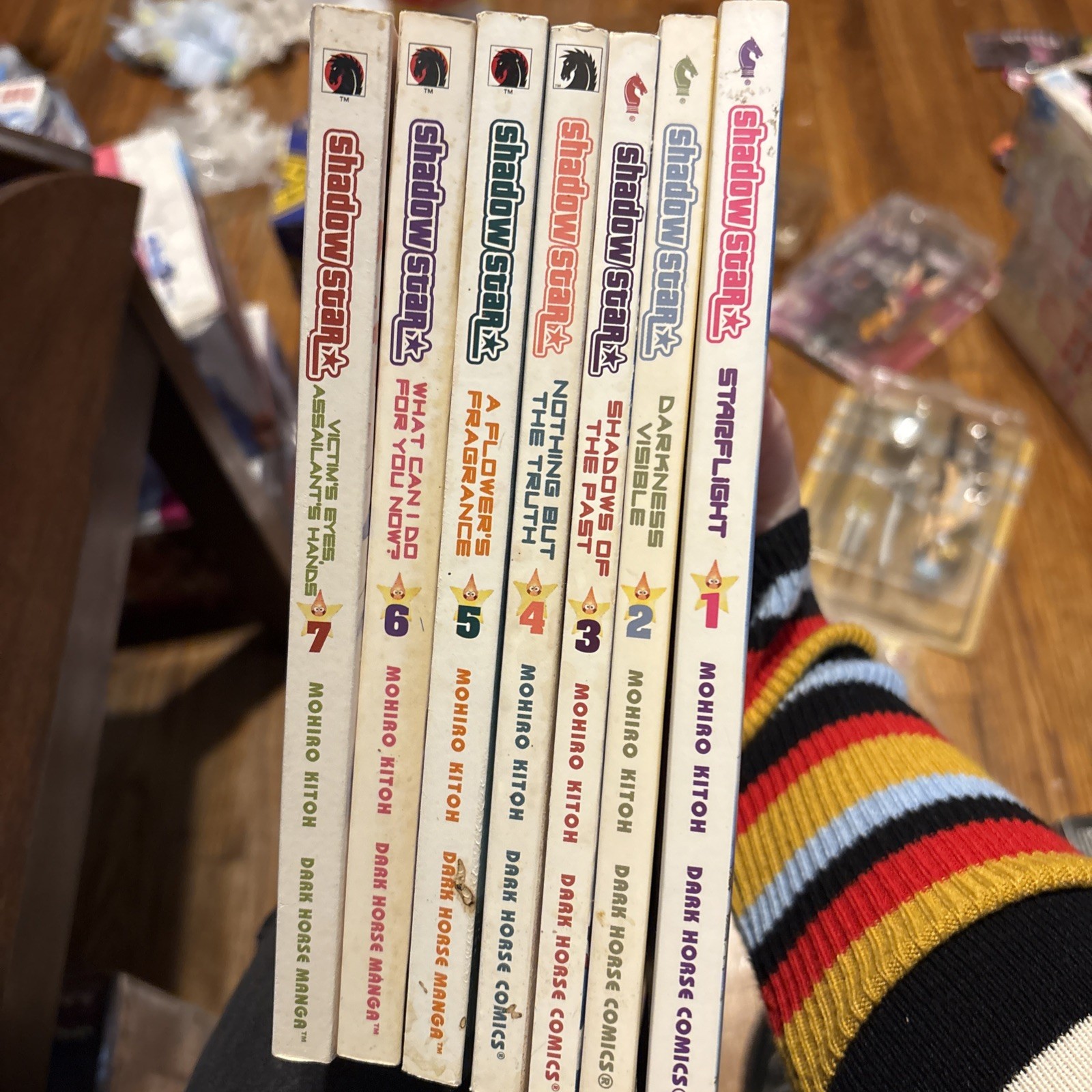 Raro conjunto completo inglés Shadow Star manga cómic 1-7