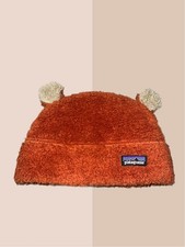 Patagonia Baby Furry Friends Fleece Hat Animal Ears Fleece Beanie 12 M