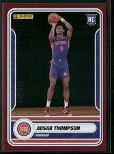 2023-24 Panini NBA Sticker & Card Collection #75 Ausar Thompson Cards Red #/125