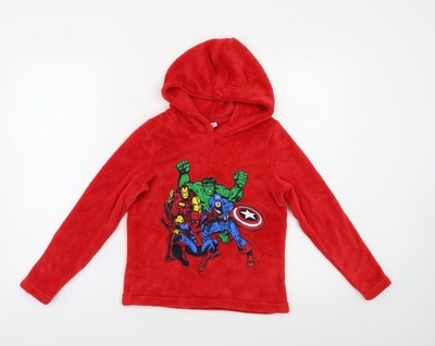 Marvel Comics Mädchen roter Pullover Hoodie Größe 9 Jahre - Superhelden