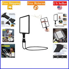 5X Hands-Free Magnifying Glass with Light, Large Page, for Reading  Hobbies