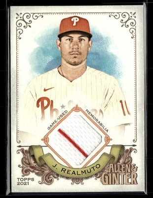 2021 Topps Allen & Ginter #AGA-JTR J.T. Realmuto Full-Size Relics A