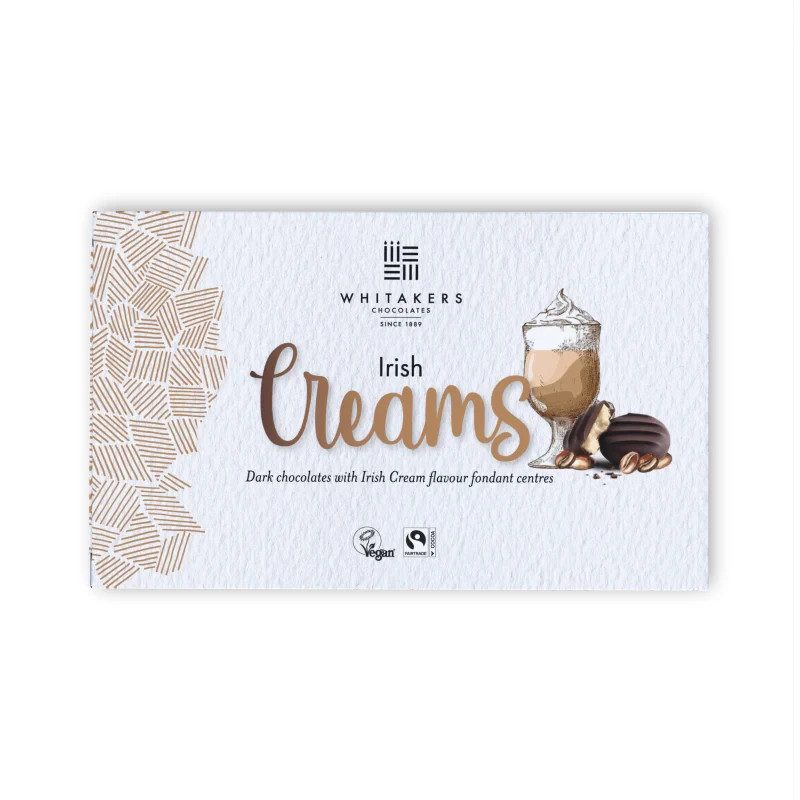 Whitakers Dark Chocolate Irish Cream Fondant Creams 150g