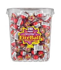 Atomic Fireball, Candy, Cinnamon Flavor, Individually Wrapped, 7.5 G 240 Ct 