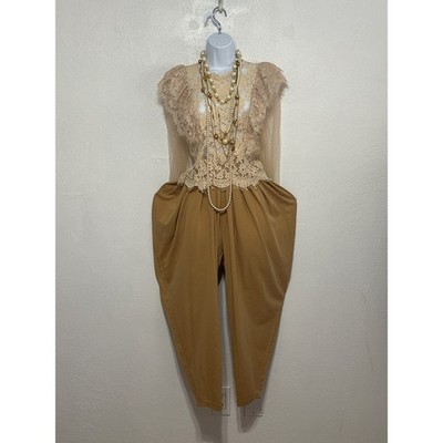 Balloon Barrel Harem Pants Camel XL Trendy Streetwear Camel NYFW Vibes RL Vibes 
