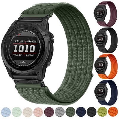 22/26mm Quick Fit Nylon Watch Band Strap For Garmin Fenix E/8/7/7X 6/6X Pro/5/5X