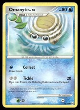 Omanyte 70/99 Common Arceus Pokemon Damaged