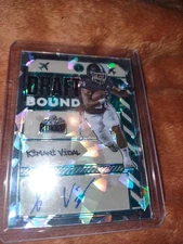 2024 Metal Draft Bound Aqua Ice  2/3 Kimani Vidal #DB-KV1  Auto Chargers