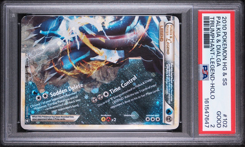 Palkia & Dialga LEGEND graded PSA 2 for sale on eBay