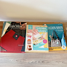 Selbst nähen 3 Bücher Taschen nähen Trendy Taschen für Einsteiger Schnittvorlage