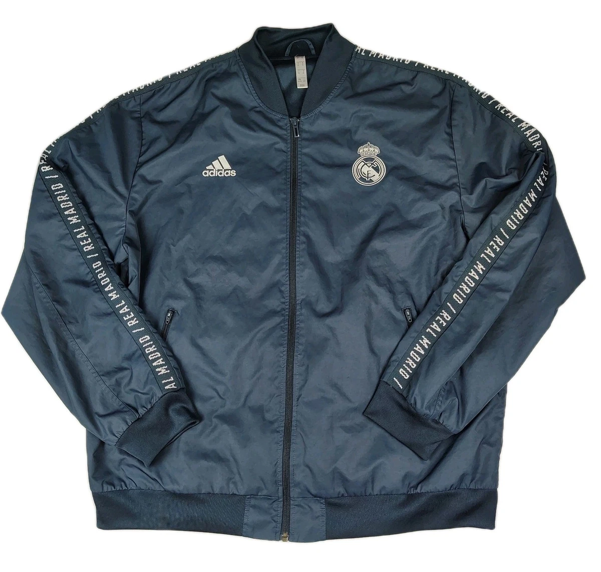 Real Madrid Blue International Club Soccer Fan Jackets for sale | eBay