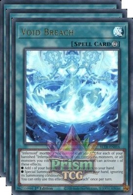 X3 Playset 1. Auflage Leerenbruch Ultra Rare BLTR-DE016 Yugioh
