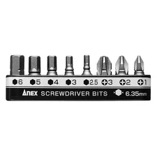 Ultra short bit Phillips hex wrench holder 8 Pieces set AK-51P-B8H