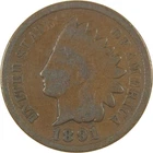 1891 Indian Head Cent G Good Penny 1c Coin