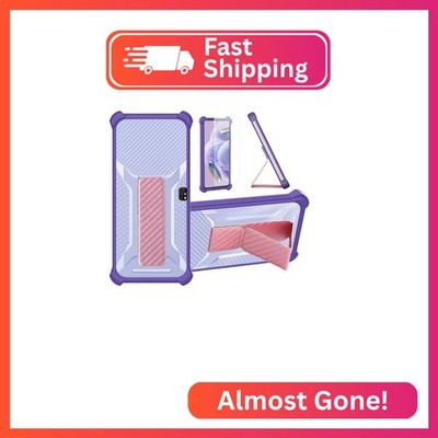 Aroepurt Case for UMIDIGI A11 Pro Max Phone Case Stand Cover [with Tempered Glas