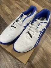 asics gel-resolution X white/Blue US13 used