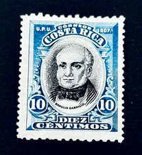 Costa Rica Stamp - 1907 Braulio Carillo Colina Mh R26 Costa Rica Stamp - 1907 Braulio Carillo Colina Mh R26