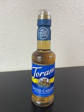 Torani Sugar Free Zero Calories Salted Caramel Syrup - 12.7 oz