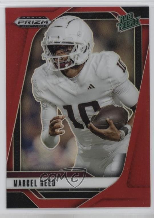 2025 Panini Prizm Draft Picks Red Prizm 54/399 Marcel Reed #167 5y7