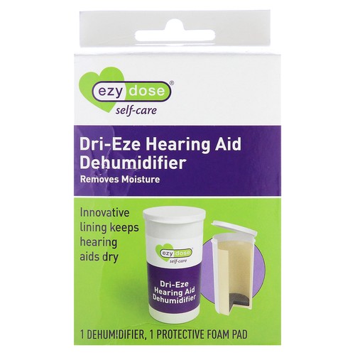 Self-Care, Dri-Eze Hearing Aid Dehumidifier Kit, 2 Piece Kit