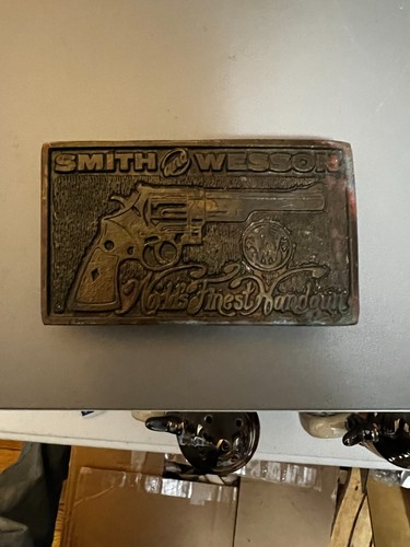 Smith and Wesson Belt Buckle :Worlds Finest Handgun"