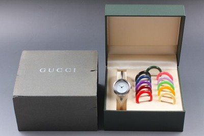 D316-O13-644 GUCCI グッチ 11/12.2 チェンジベゼル クォーツ