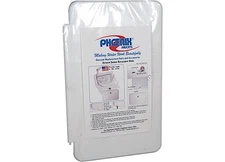 Valterra PF267001 White Exterior RV Shower Door Replacement w/ Lock