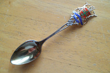 NOTTINGHAM   1916 SOLID SILVER SOUVENIR SPOON   LEVI & SALAMAN