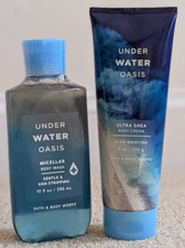 BRAND NEW Bath and Body Works Under Water Oasis Body Wash and Body Cream