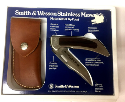 Smith & Wesson Maverick 6061 Clip Point  Sportsman's Knife In Box
