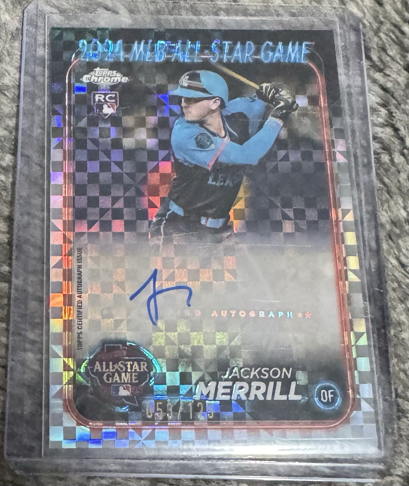 2024 Topps Chrome Update Series - 2024 All-Star Game Autographs Jackson Merrill