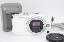 Corpo fotocamera digitale mirrorless Olympus PEN Lite E-PL6 16MP bianco testato Giappone
