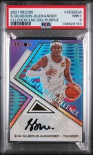 2021-22 Recon Shai Gilgeous-Alexander Called To Excellence Auto /25 PSA 9 POP 1