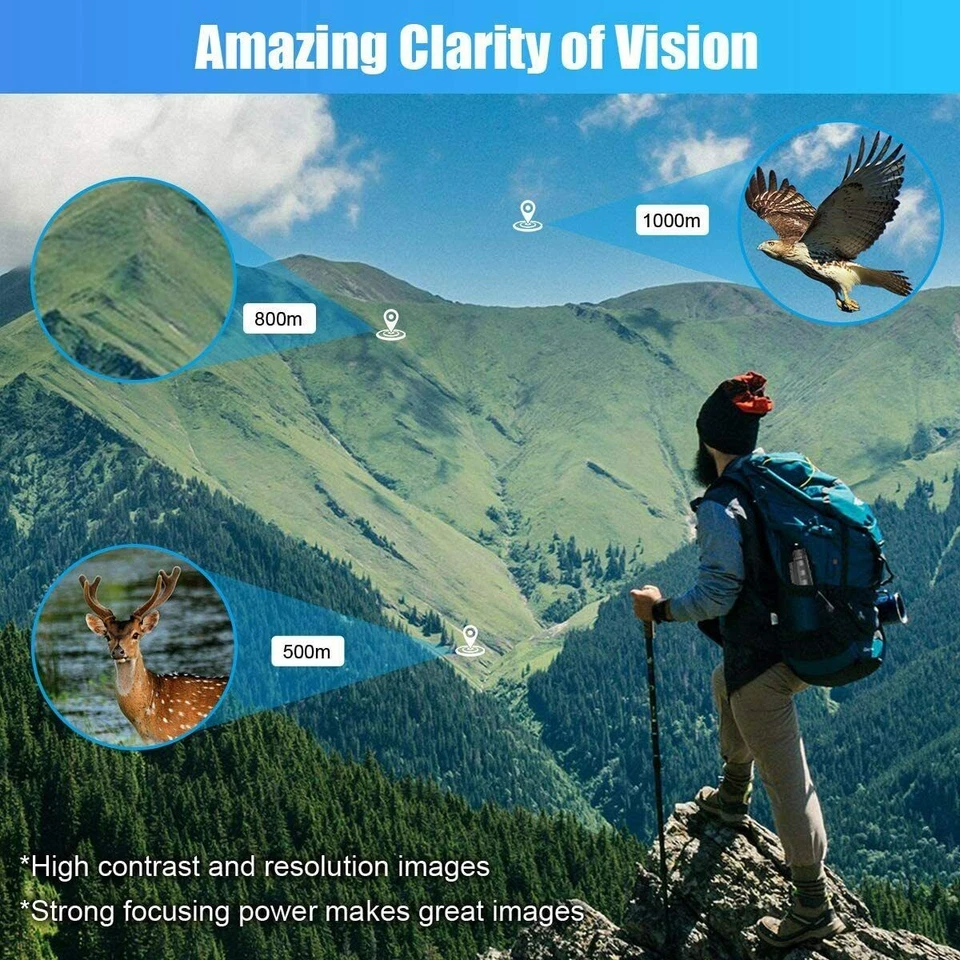 Monokular Starscope Teleskop 80X100 HD Nachtsicht Jagd Fernrohr Handy Telescope - Bild 4 von 4