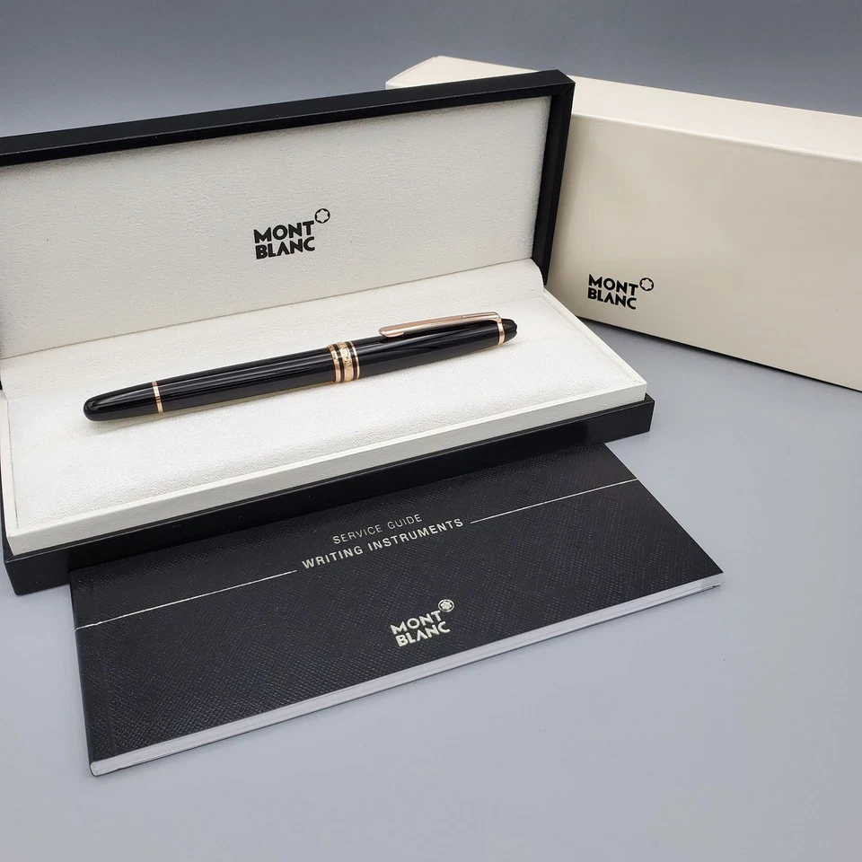 Bolígrafo Montblanc Classique resina oro rojo MB# 112678 Foto 4 de 4